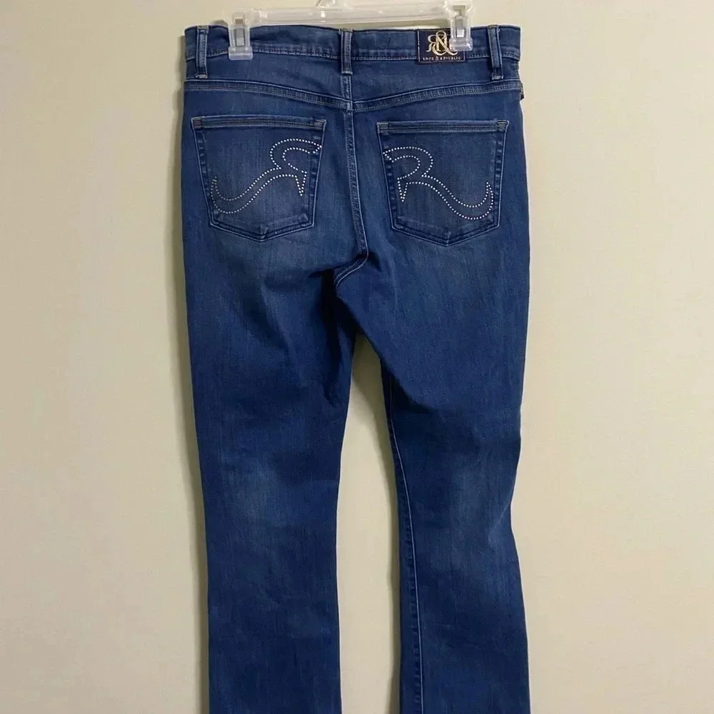 Rock & Republic Women's Denim Rx Kendra Curvy Bootcut Size 14